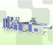 TWO LINES OR THREE LINES BAG MAKING MACHINE